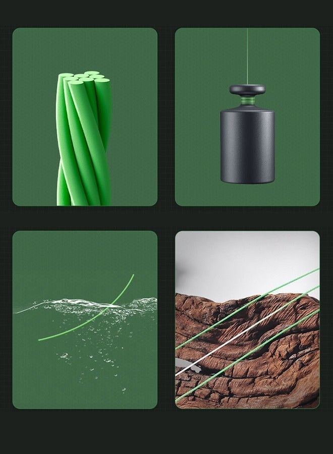 Fishing Superior Braided Fishing Line, Upgraded Green 12 Strand 100m PE Superline (1.0#) - Image 2